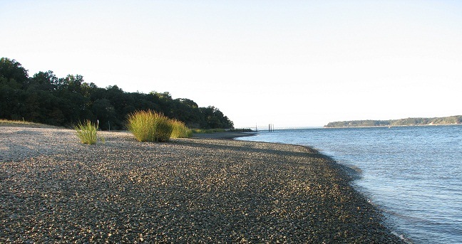 Sagamore Hill beach at Cold Spring Harbor