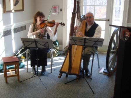 harpist and flutist at OOM