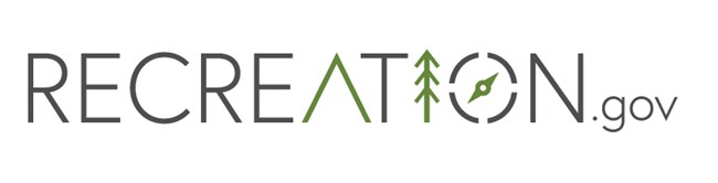 Stylized text logo reading "Recreation.gov"