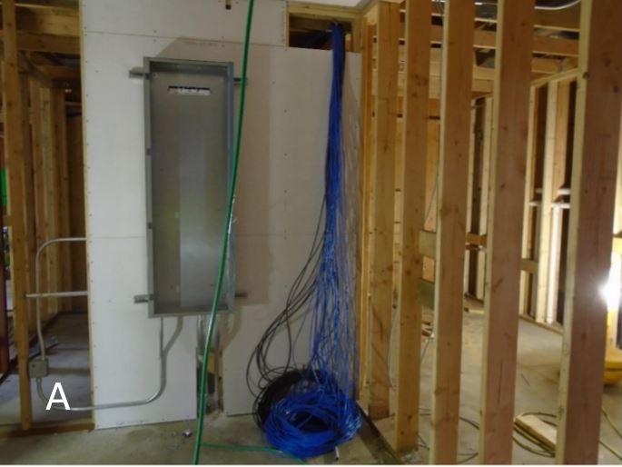 Home run wiring terminal