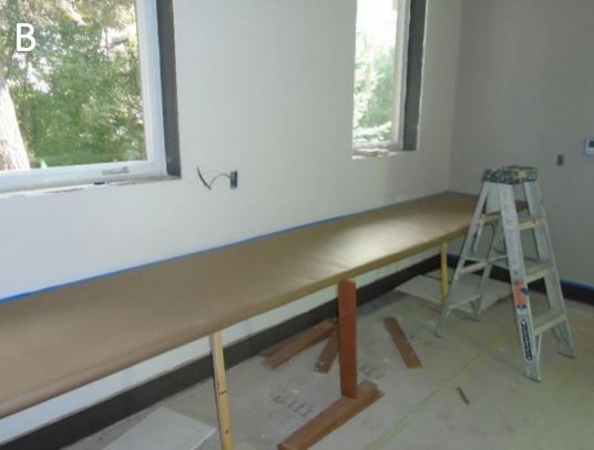Ranger Work Area Ranger work table installed