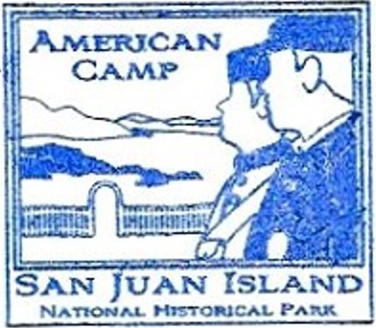 American Camp Stamp Visitor commemorative stamp