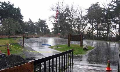 rainy parking area rainy parking area