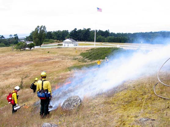 Fire Moving Toward Redoubt