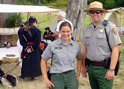 Terra Joy and Jeff at Encampment.