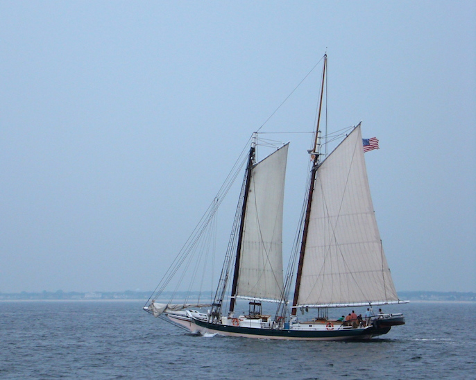 Schooner Lady Maryland Under Sail