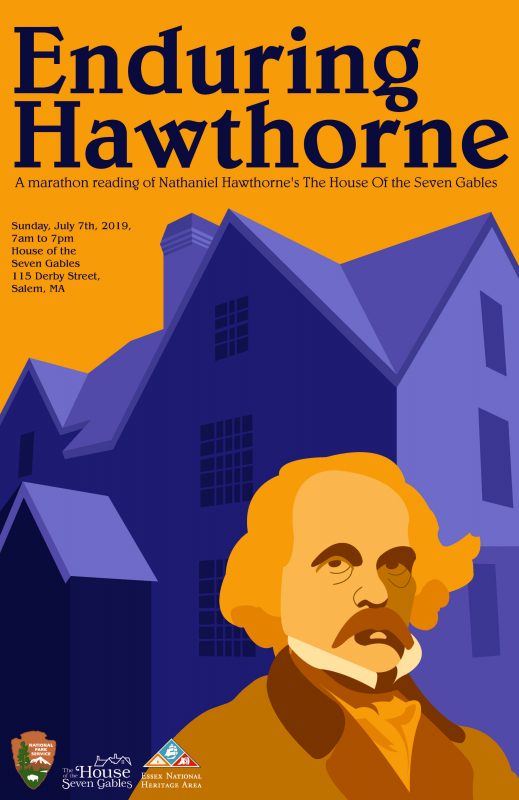 Enduring Hawthorne Poster. Poster for event with image of Hawthorne.
