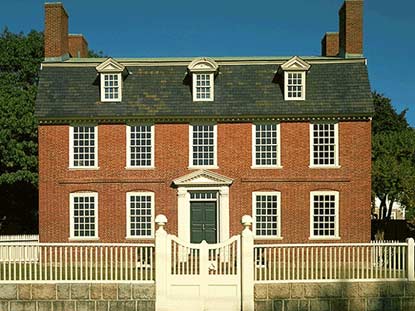 The 1762 Derby House at Salem Maritime The 1762 Derby House at Salem Maritime