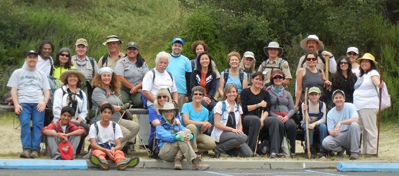 2013 Backbone Trail hikers