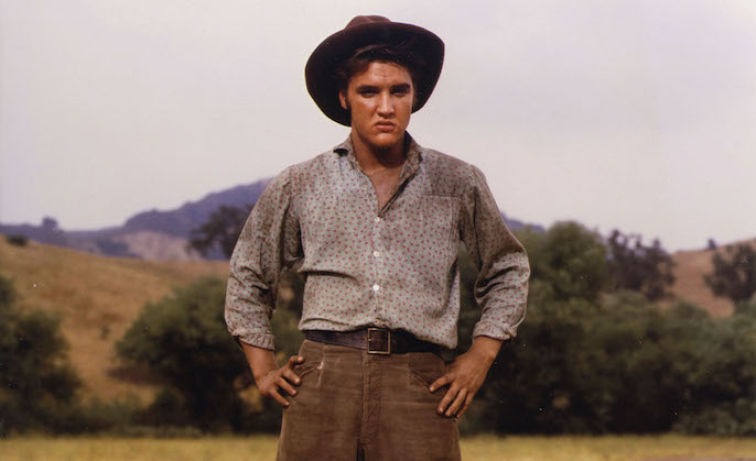 The Santa Monica Mountains is often referred to as Hollywood’s Movie Mountains. Above, Elvis Presley at what is now Malibu Creek State Park during the filming of the 1956 movie “Love Me Tender.” Photo courtesy of Mike Malone.