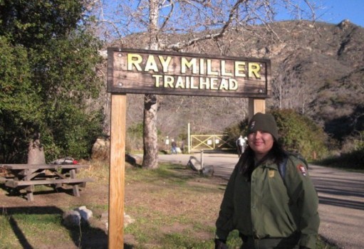 At the start of the Backbone trail.
