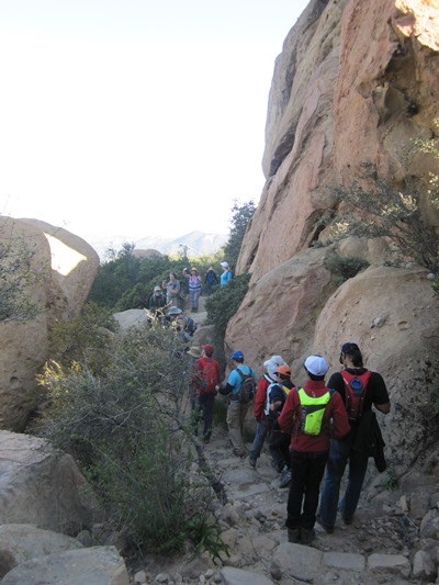 Hiking through time, on BBT #7 hike.