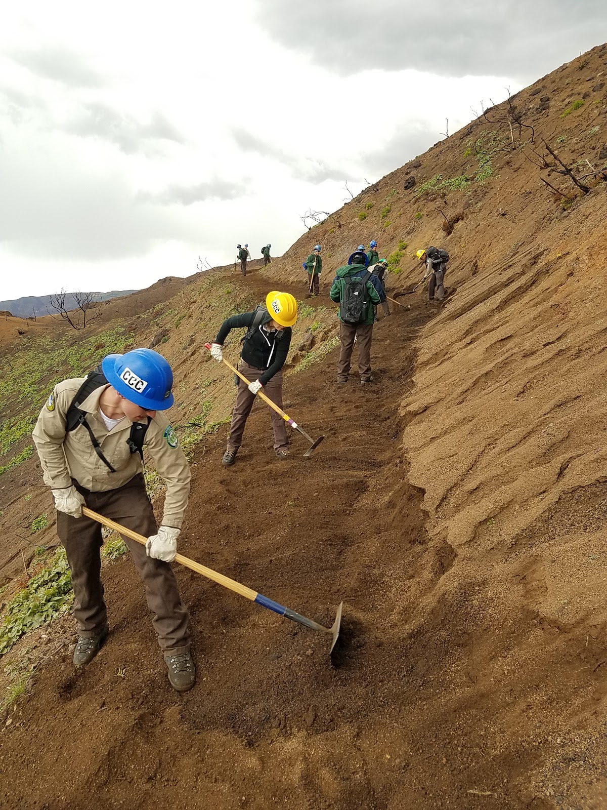 Crews working to restore the Backbone Trail