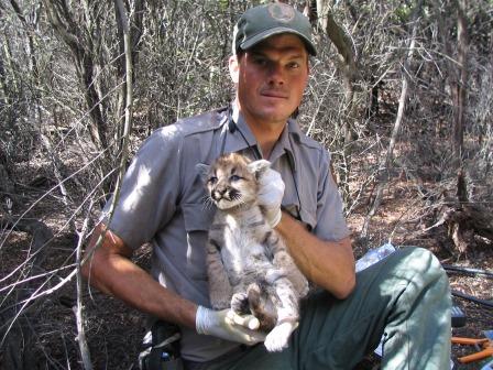 Jeff with Kitten