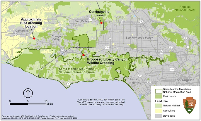 Santa Monica Mountains map