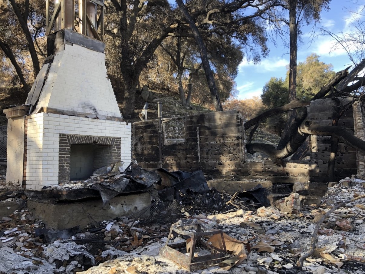 peter strauss ranch post Woolsey Fire in 2018