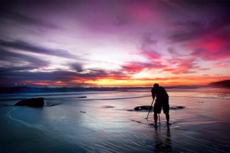 Photographer at Sunset by John Mueller - 2010 First Place winner (tie - People in Parklands)