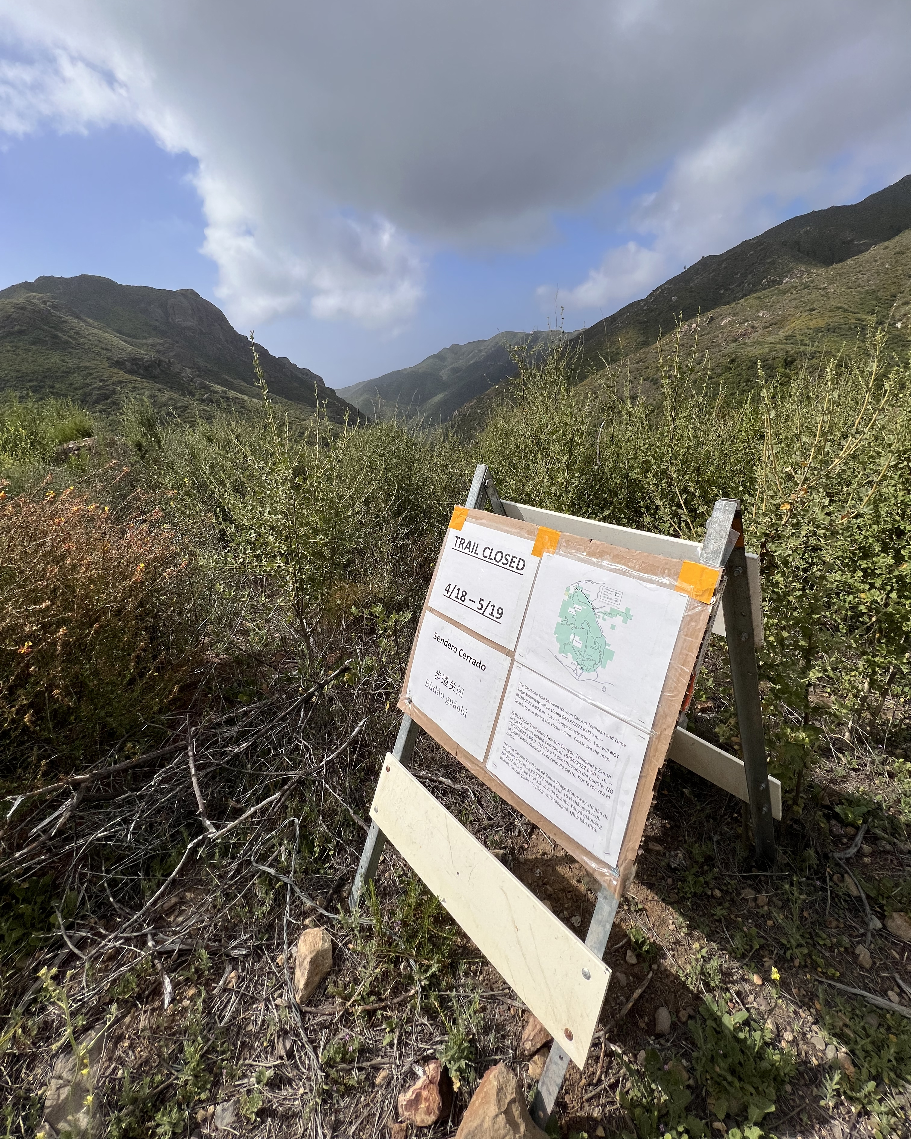 ZumaCanyonTrailClosure22 Zuma Canyon Trail Closure
