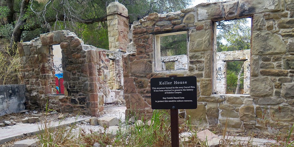 Keller House ruins