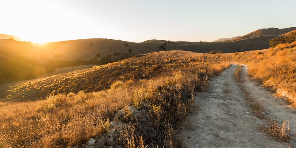 Sunset at Cheeseboro Canyon