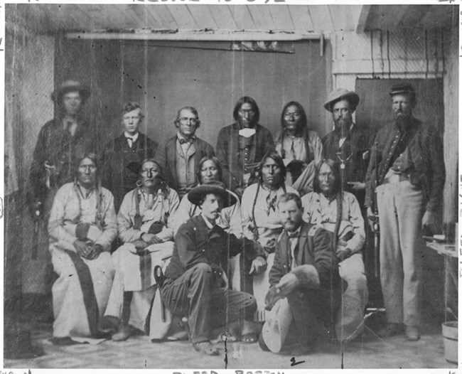Camp Weld Conference - October 2014 Camp Weld Conference September 1864. In the picture are tribal Chiefs as well as soldiers.