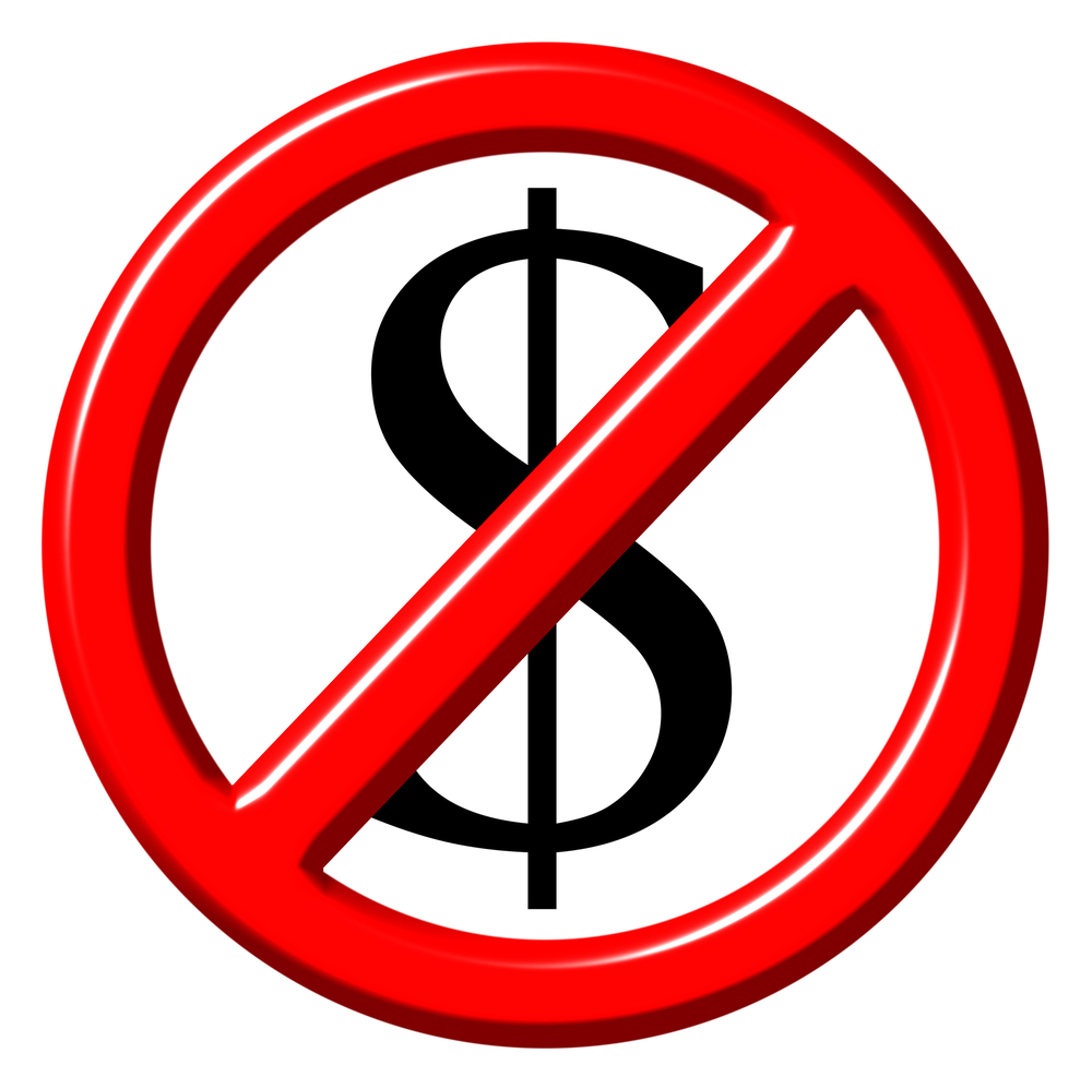 No Cost Sign