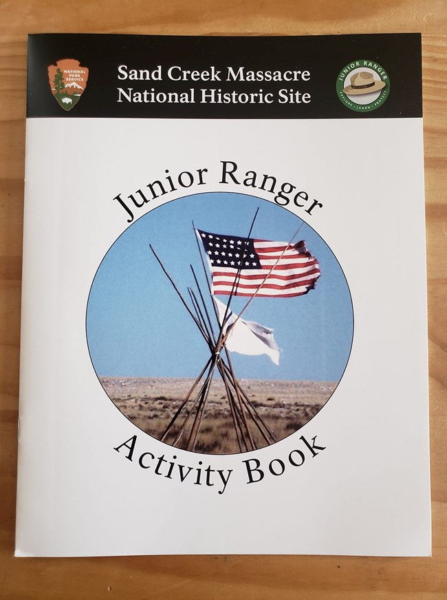 Cover of the Sand Creek Massacre Junior Ranger Booklet