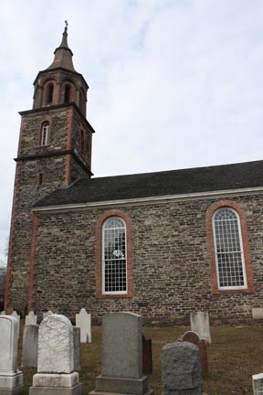 Partial rear view of St. Paul's Church