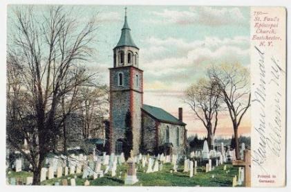 1907 postcard of Saint Paul's Church. 1907 postcard of Saint Paul's Church.