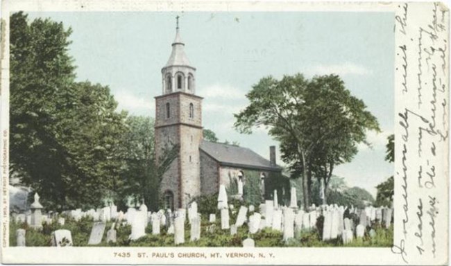 Postcard of Saint Paul's Church Postcard of Saint Paul's Church