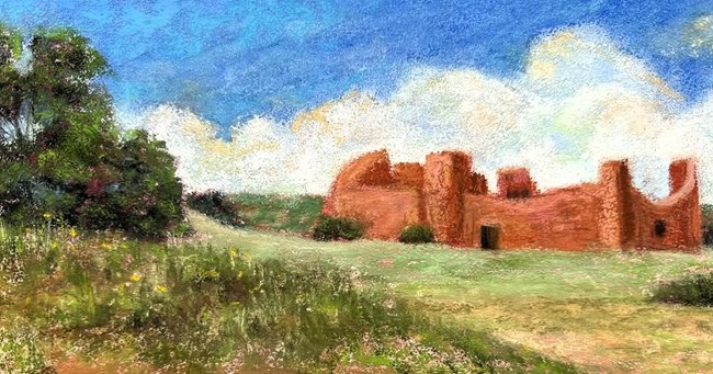 Oil Painting of Quarai