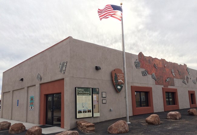 Salinas Main Visitor Center Headquarters in Mountainair.