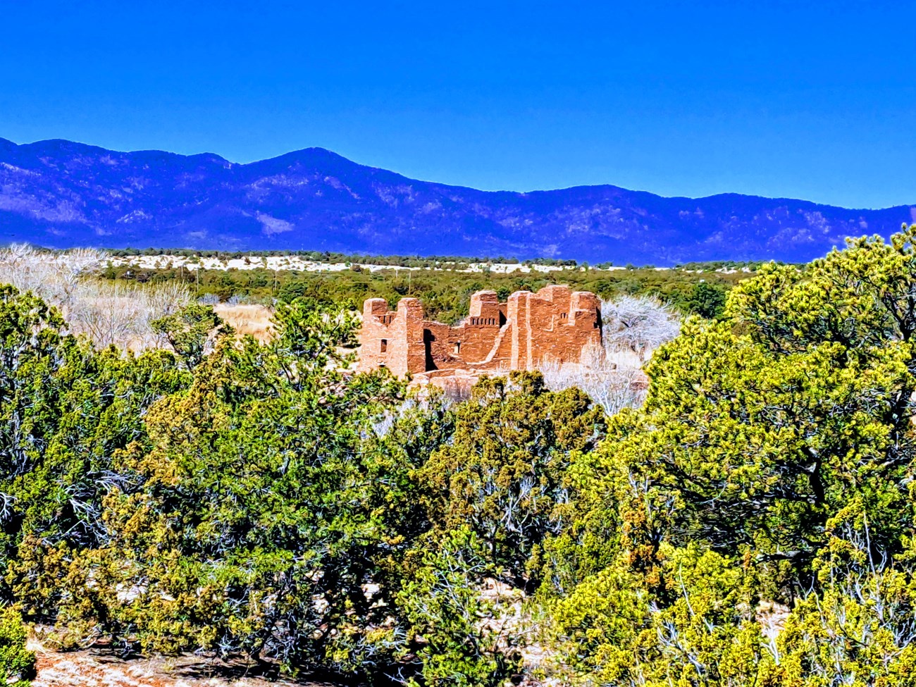 Quarai Ruins from Corral Trail