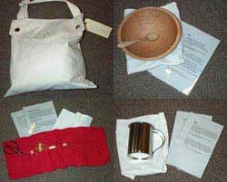 four views of the Traveling Haversack four views of the Traveling Haversack