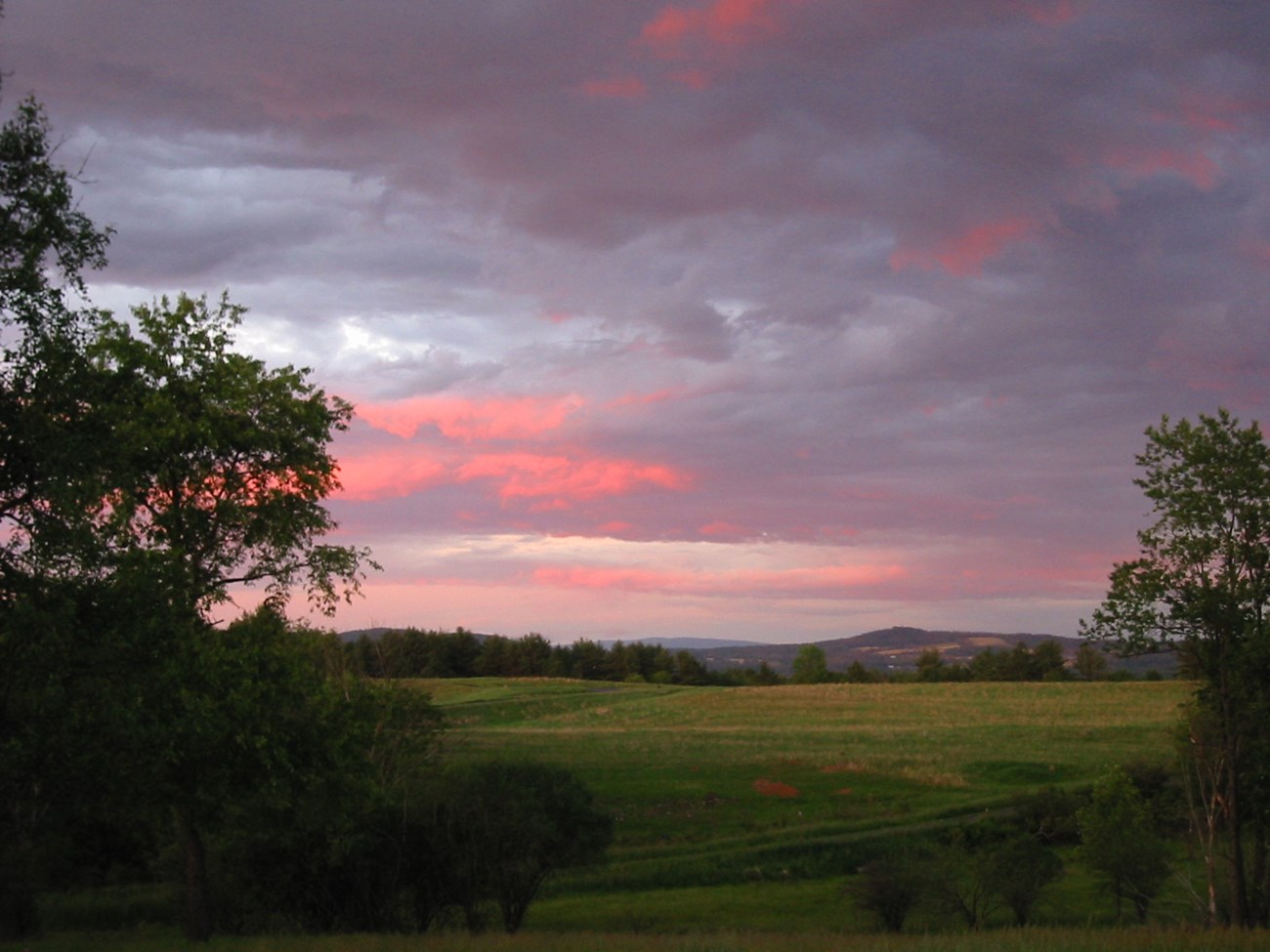 Sunset view from Chatfield Farm