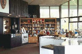 View of park book and gift shop, operated by Eastern National, our cooperating agency.