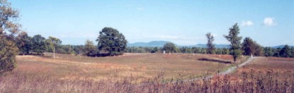 Panoramic view of the Freeman Farm, site of the fighting on September 19, 1777, in the Battles of Saratoga.