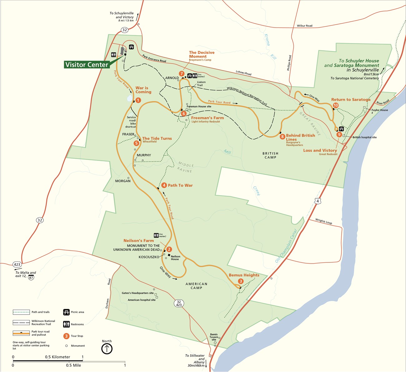 Battlefield Tour Road Map