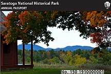 Thumbnail image of 2015 annual pass, showing Neilson House Porch in Autumn 2014 Thumbnail image of 2015 annual pass, showing Neilson House Porch in Autumn 2014