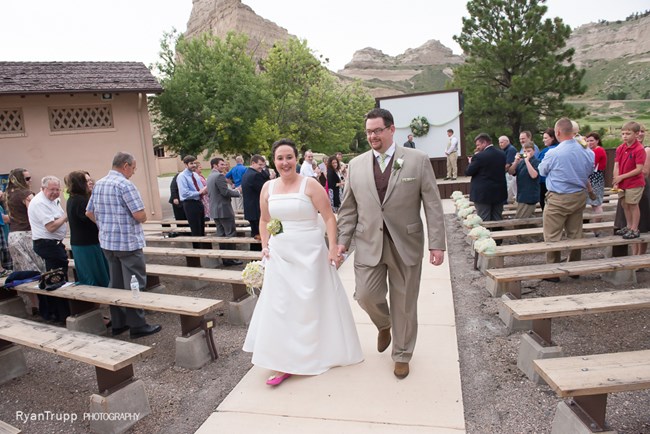 Wedding in amphitheater