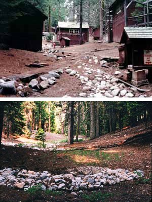 This series demonstrates how the Lower Kaweah rental cabin area is being restored.