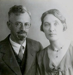 Susan Thew and husband Harold E. Parks