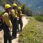 Engine 51 in Kings Canyon. Engine 51 in Kings Canyon.