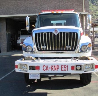 Engine 51 is ready to be called to the next fire. Engine 51 is ready to be called to the next fire.