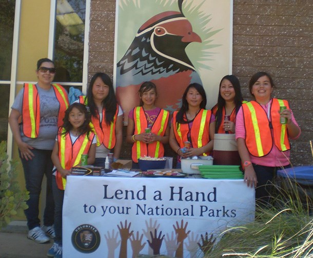 Volunteers at the Foothills Visitor Center, Sequoia National Park.