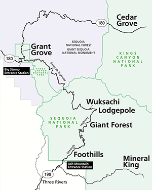 Kings canyon national park trail map hotsell