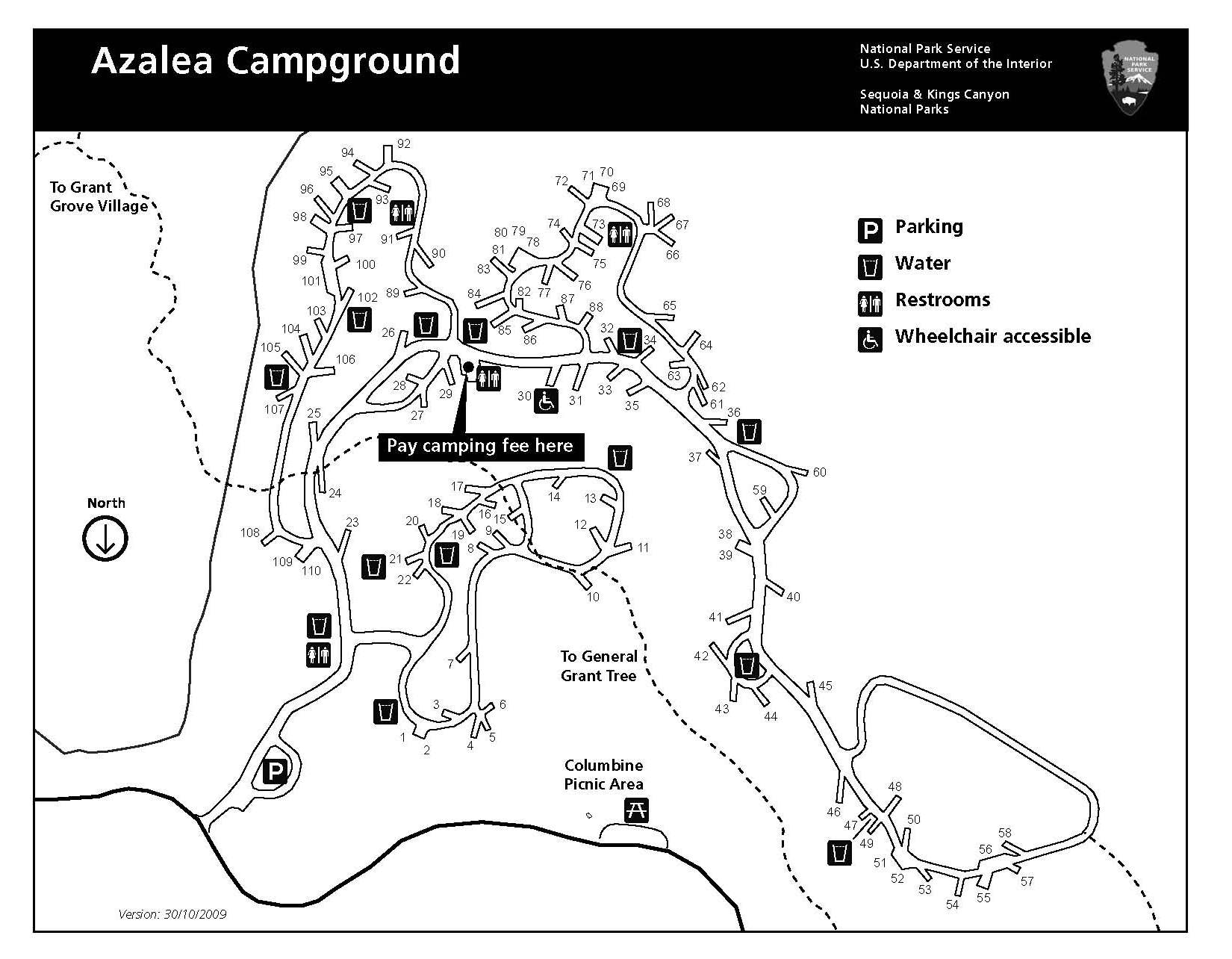 Azalea Campground - Sequoia Kings Canyon National Parks 