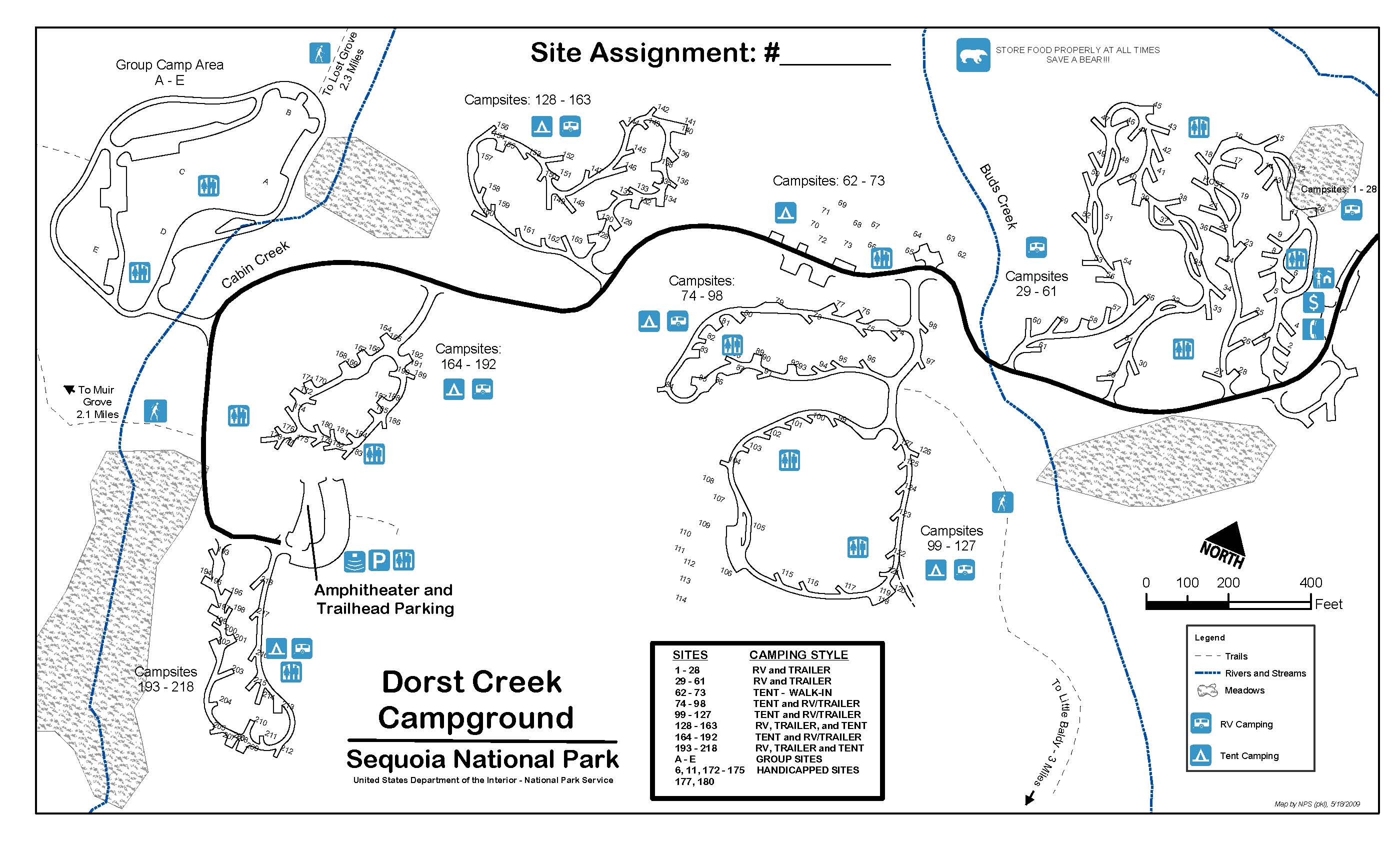 Dorst Creek Campground - Sequoia & Kings Canyon National Parks (U.S