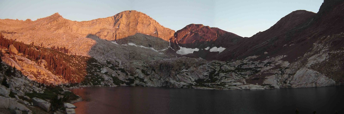 Franklin Lake at sunset