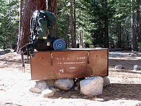 Bear box for food storage. Bear box for food storage.